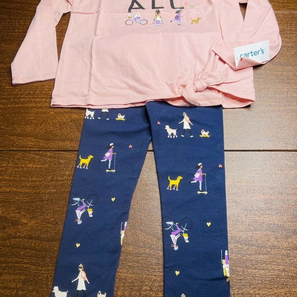 NWT 10 6 6X 12 8 14 7 5 disABILITY wheelchair service dog shirt leggings carters - Picture 2 of 12